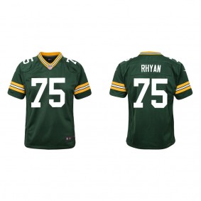 Youth Green Bay Packers Sean Rhyan Green 2022 NFL Draft Game Jersey