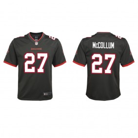 Youth Tampa Bay Buccaneers Zyon McCollum Pewter 2022 NFL Draft Alternate Game Jersey